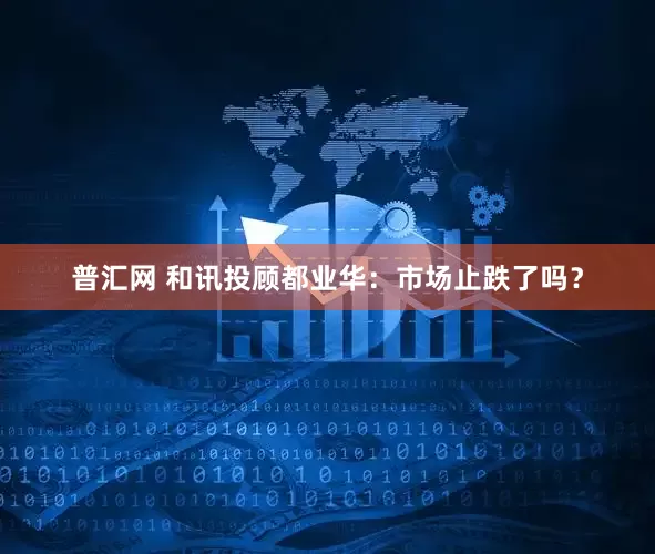 普汇网 和讯投顾都业华：市场止跌了吗？
