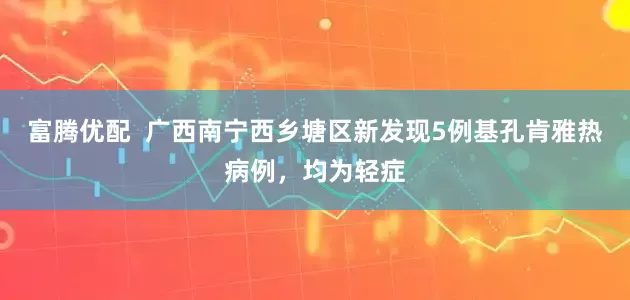 富腾优配  广西南宁西乡塘区新发现5例基孔肯雅热病例，均为轻症