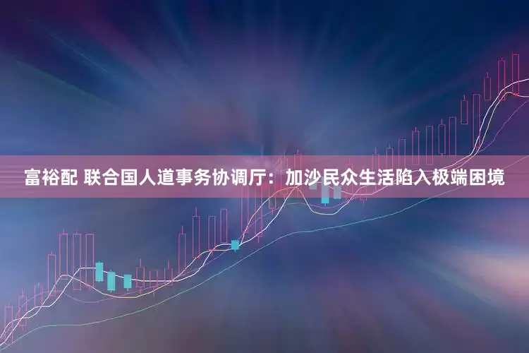 富裕配 联合国人道事务协调厅：加沙民众生活陷入极端困境