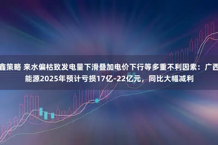 鑫策略 来水偏枯致发电量下滑叠加电价下行等多重不利因素：广西能源2025年预计亏损17亿-22亿元，同比大幅减利